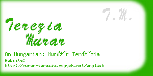 terezia murar business card